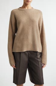 LOULOU DE SAISON Axel Cashmere Crewneck Sweater