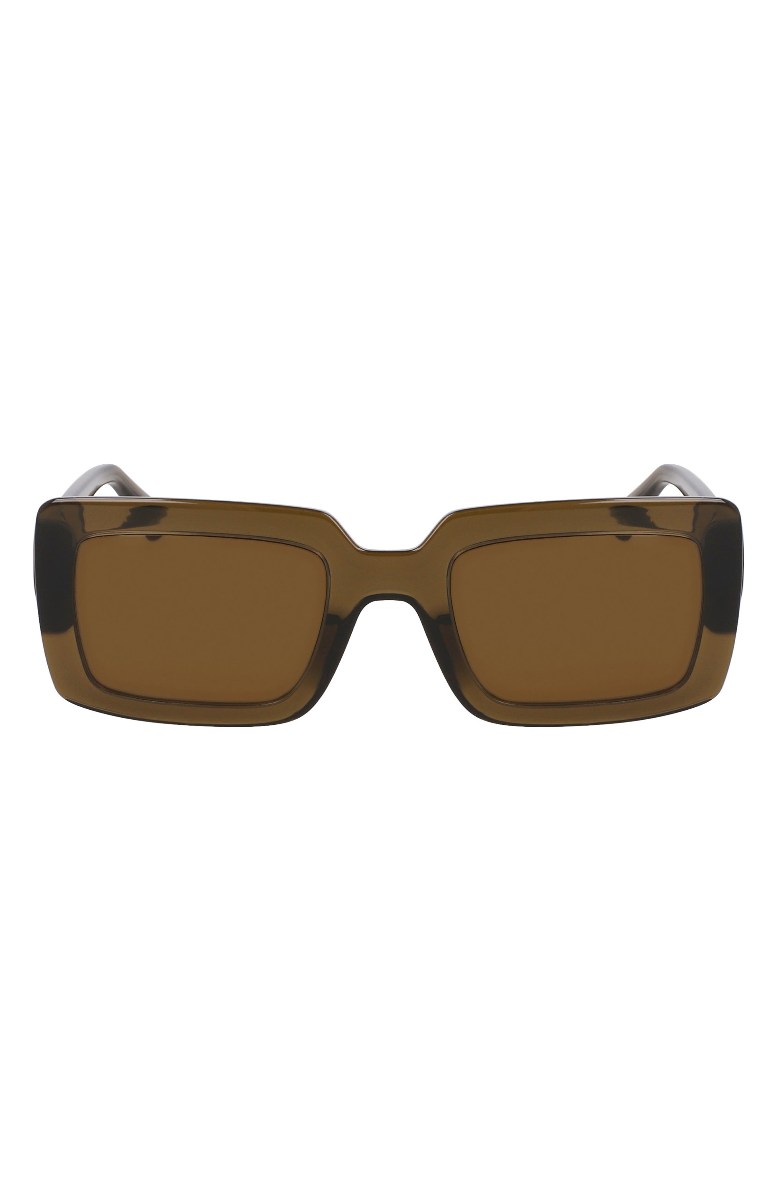Longchamp 53mm Rectangular Sunglasses