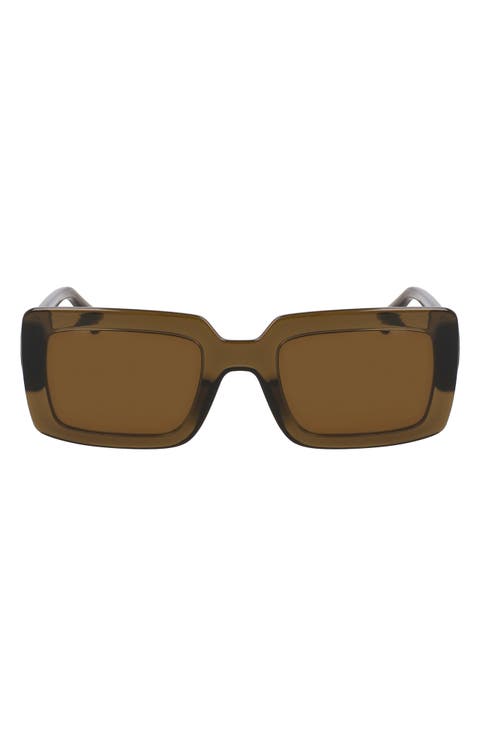 53mm Rectangular Sunglasses