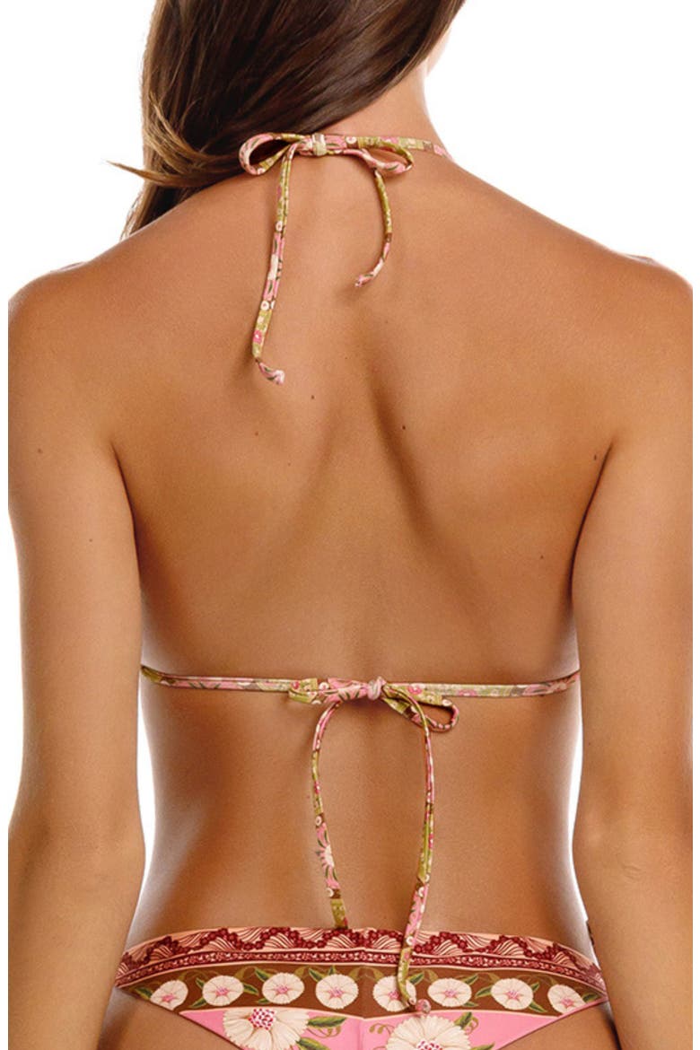 Lolita Matches Embroidered Bikini Top, Alternate, color, PINK MULTI