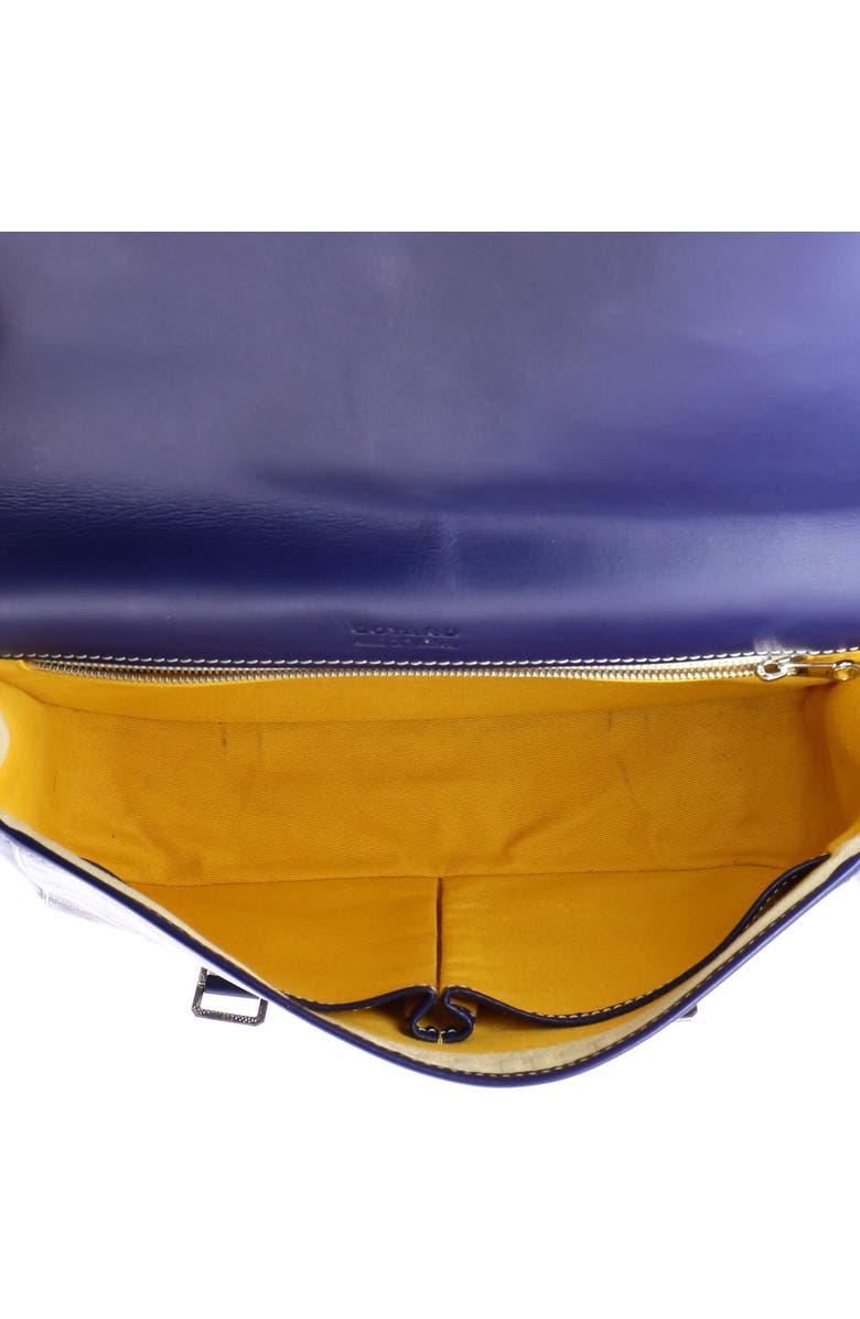 Pre-Owned Goyard Belvedere Messenger Bag Coated Canvas MM, Alternate, color, Blue