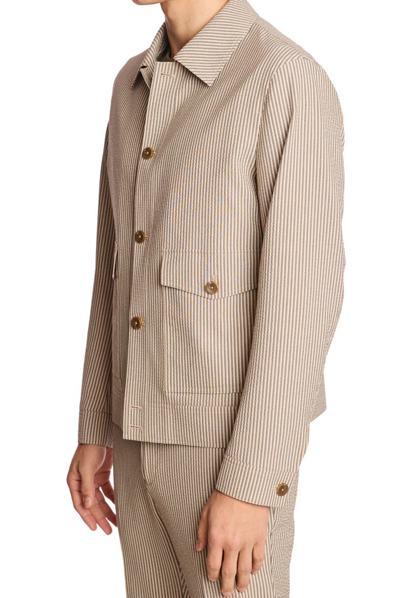 Milo Seersucker Jacket, Alternate, color, GREY TAN CREAM SEERSUCKER