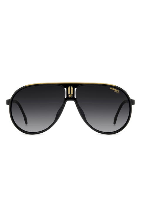 Champion 62mm Oversize Gradient Pilot Sunglasses
