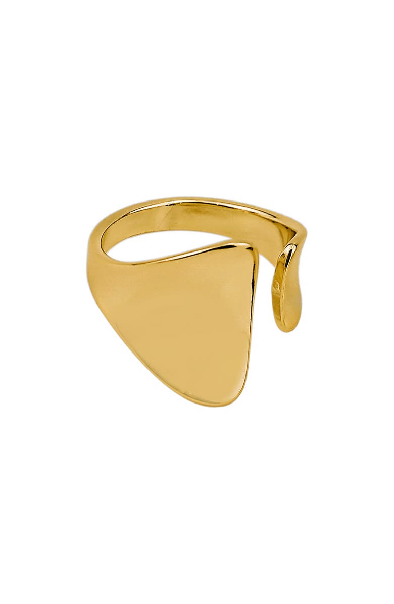 Panacea Tapered Adjustable Ring, Main, color, Gold