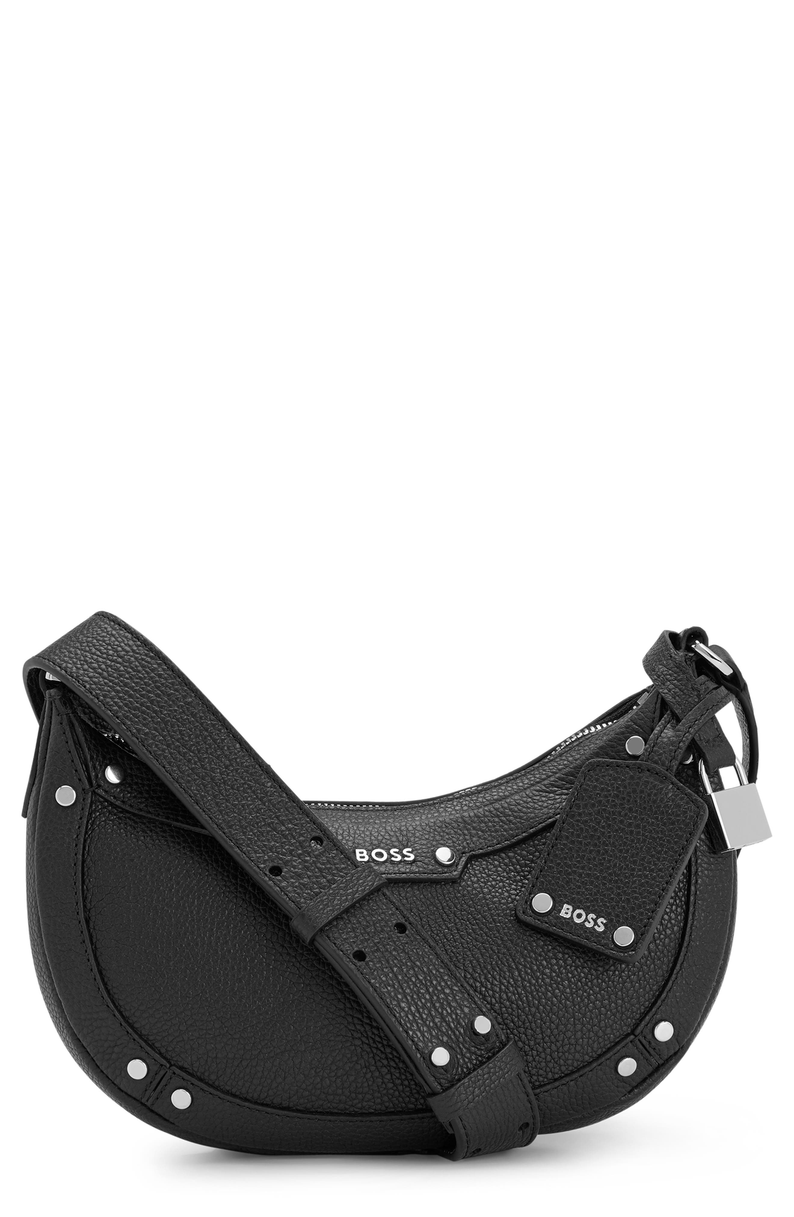 Small Ivy Hobo Bag, Main, color, BLACK
