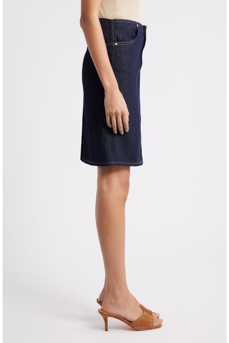 Menphis Denim Pencil Skirt, Alternate, color, OPEN BLUE