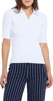 Lysse Kenzie Johnny Collar Rib Polo