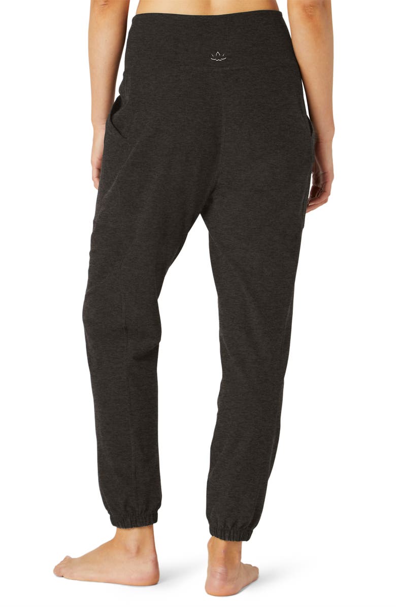 Beyond Yoga Practice High Waist Joggers, Alternate, color, Darkest Night