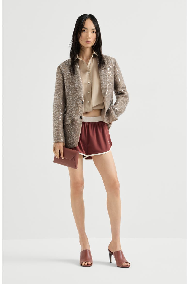 Organza shirt, Alternate, color, Beige