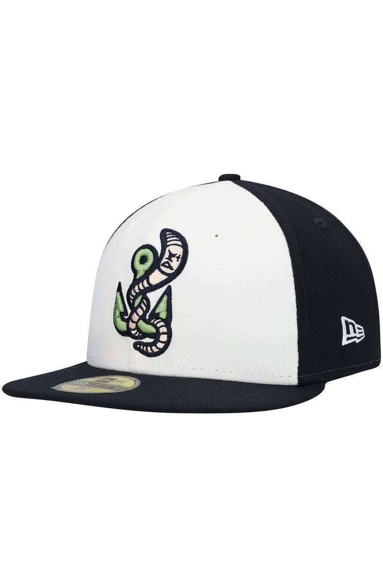 New Era Men's New Era White Gwinnett Stripers Authentic Collection Team Alternate 59FIFTY Fitted Hat, Main, color, White