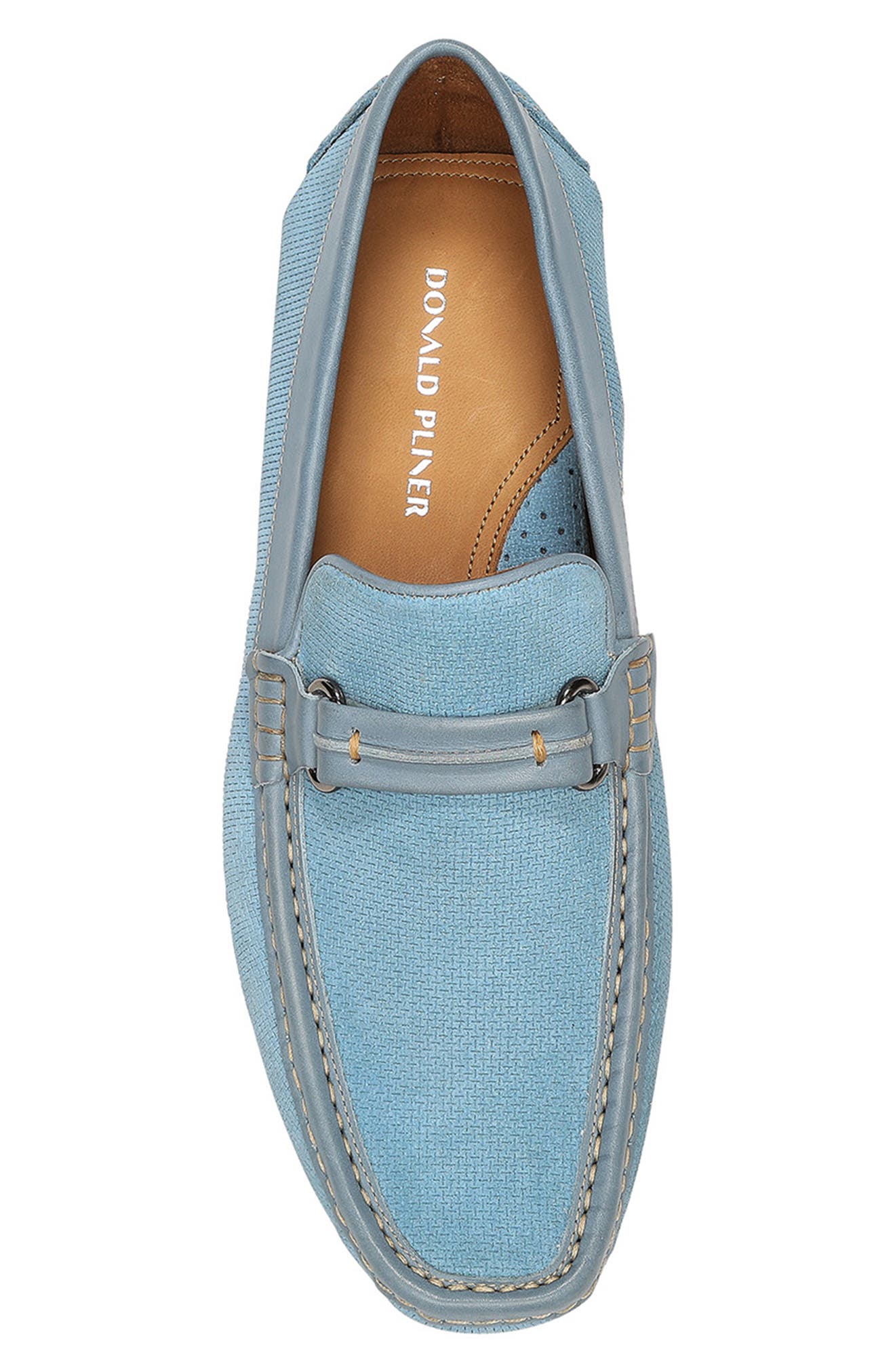 Leather Trim Loafer, Alternate, color, BLUE-BLUE