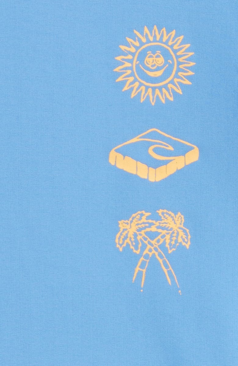 Rip Curl Kids' Mystic Waves Short Sleeve Rashguard, Alternate, color, 