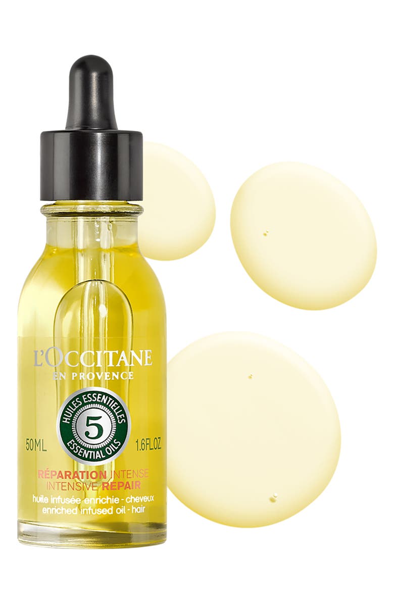 L'Occitane Intensive Repair Enriched Infused Hair Oil, Alternate, color,