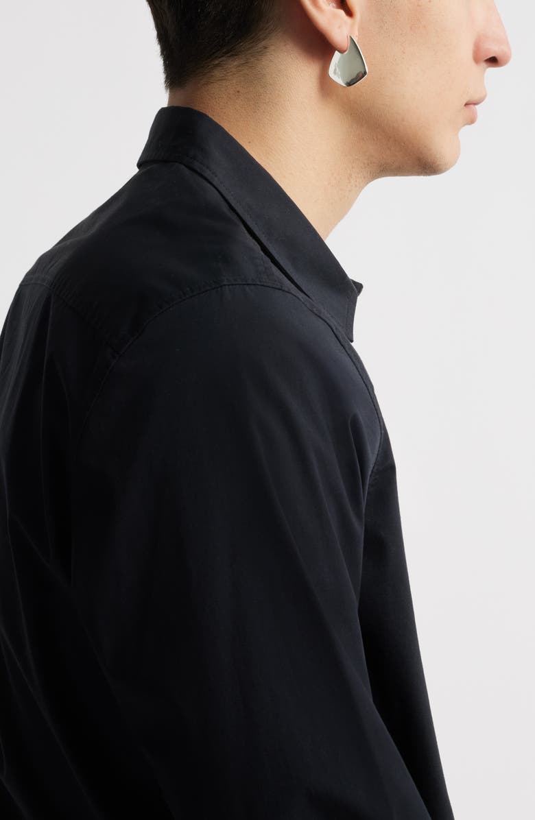 Open Edit Rounded Triangular Drop Earrings, Alternate, color, Silver