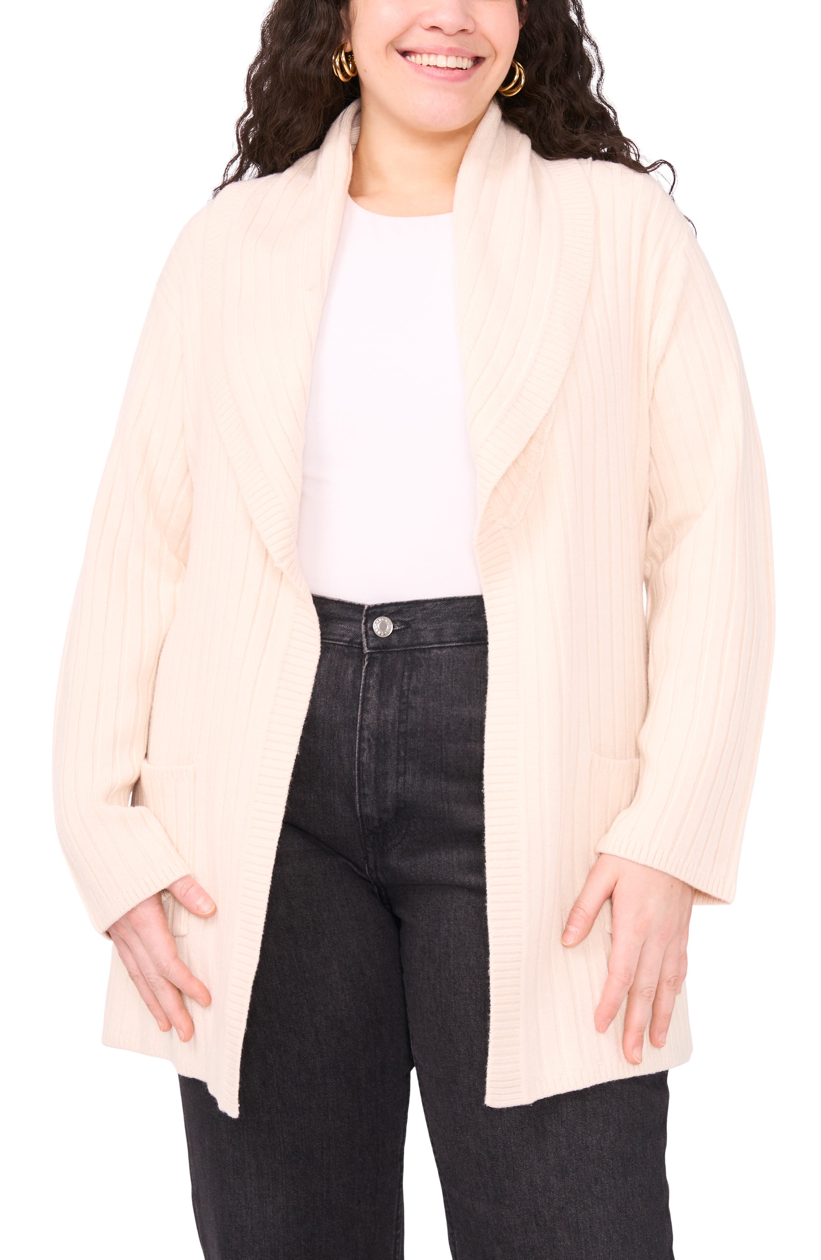 Shawl Collar Belted Cardigan - image 2