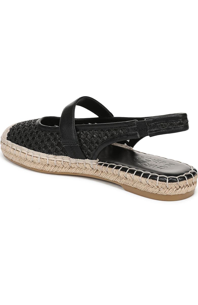 Naturalizer Jolie Slingback Espadrille Flat, Alternate, color, Black