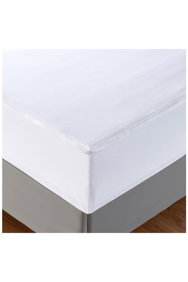 Claritin Allergen Barrier Mattress Cover, Alternate, color, WHITE