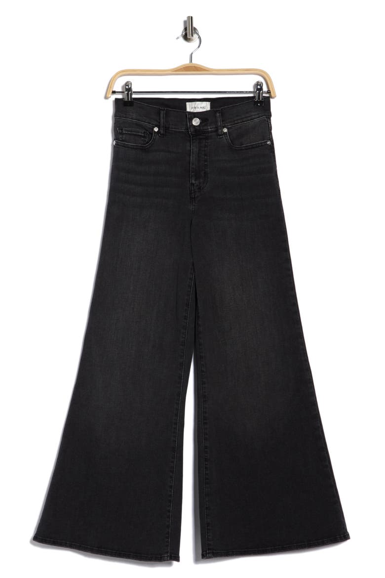 Le Crop Palazzo Jeans, Alternate, color, BROKEN