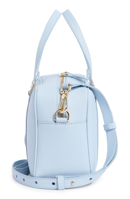 Cole Haan Go Anywhere Leather Satchel In Blue