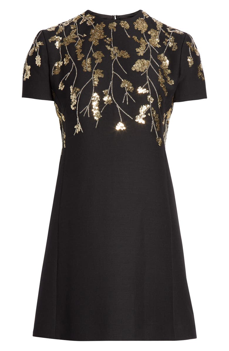 green emerald velvet dress Valentino 3D Floral Embroidered Dress Set - Pastel Multi 10 main image 1