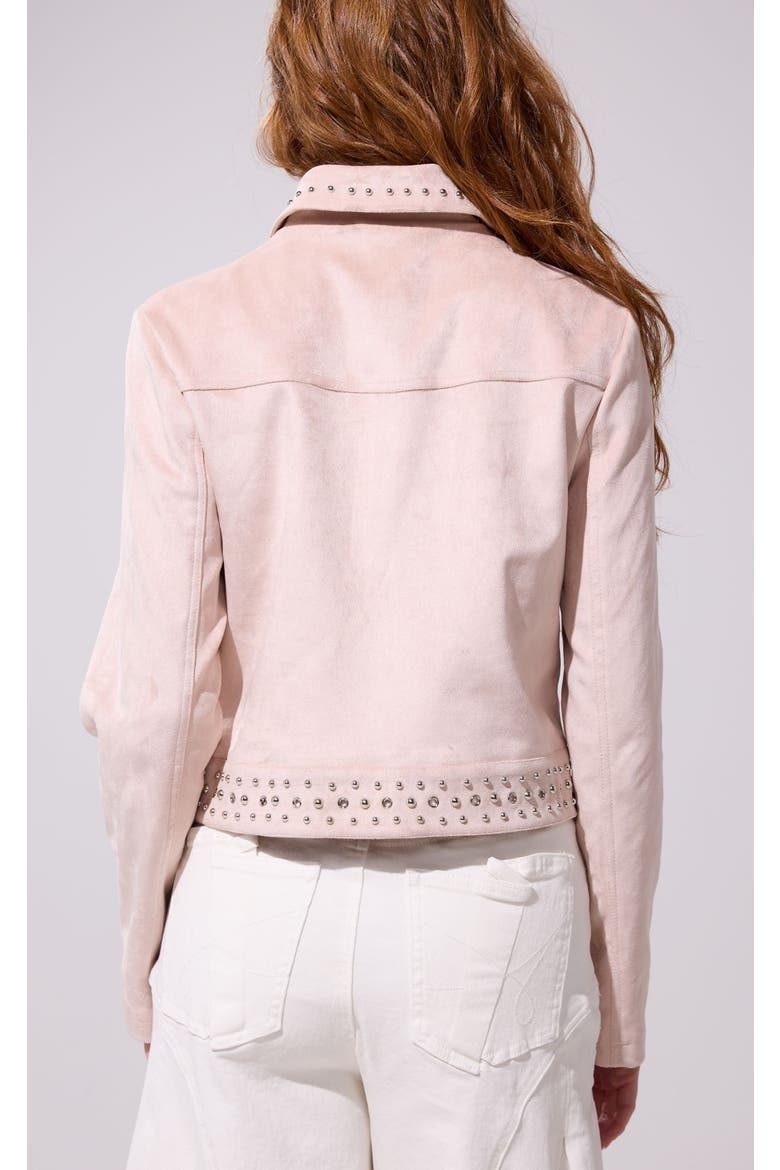Finlee Fringe Jacket, Alternate, color, BLUSH