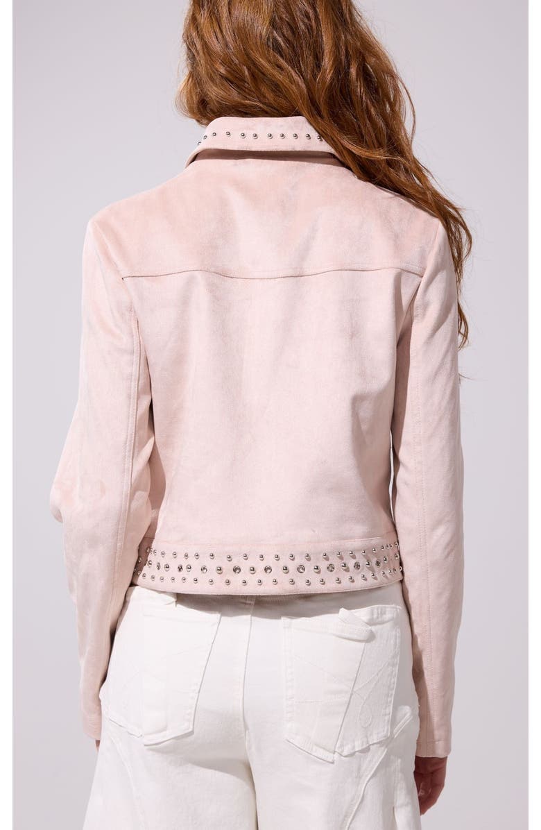 AZALEA WANG Finlee Fringe Jacket, Alternate, color, Blush