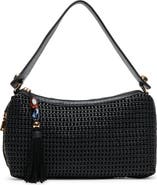 Dolce Vita Zaria Woven Faux Leather Shoulder Bag