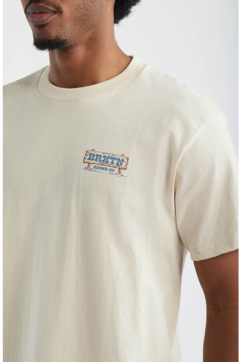 Hutchins Cotton Graphic T-Shirt, Alternate, color, CREAM