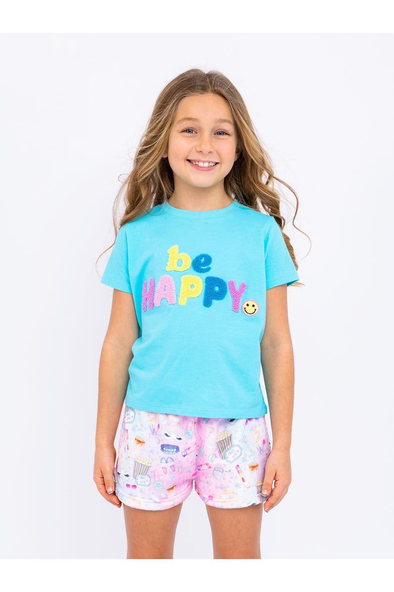Plush Sleepover loungewear Shorts, Main, color, Multicolor