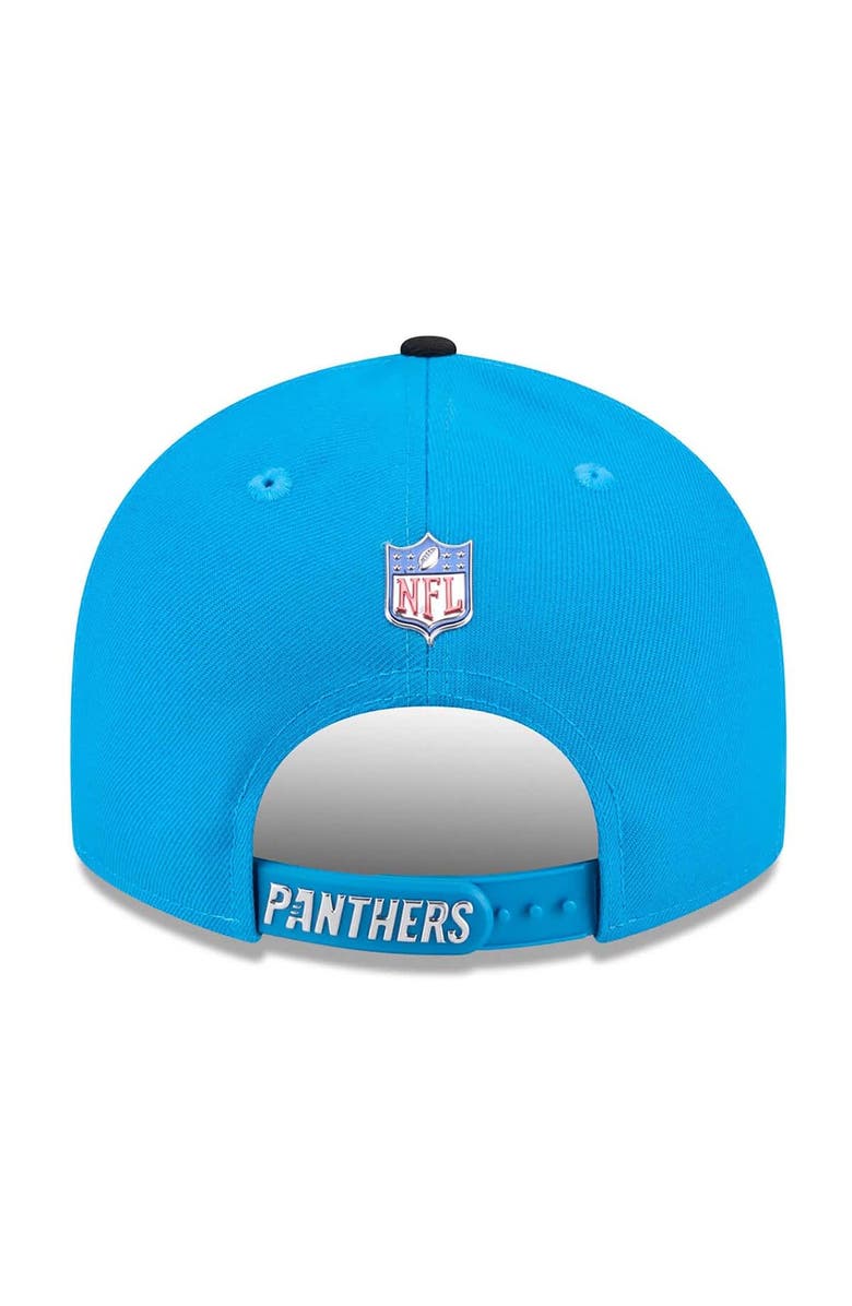 New Era Men's New Era  Blue/Black Carolina Panthers 2026 NFL Draft On Stage Pre-Curved 9FIFTY Snapback Hat, Alternate, color, Blue