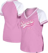 New Era Women's New Era Pink Baltimore Ravens Mommy & Me V-Neck T-Shirt