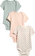 Little Planet Pack of 3 Assorted Organic Cotton Bodysuits