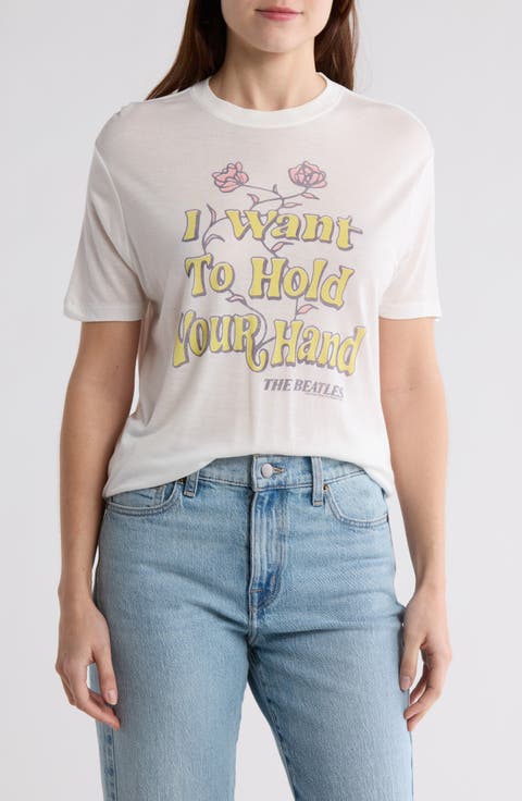 I Want To Hold Your Hand Graphic T-Shirt