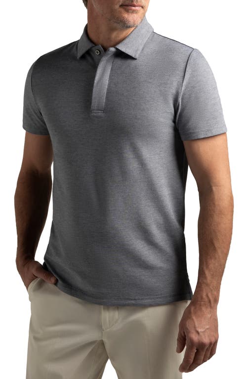 Hypernatural Biscayne Slim Fit Cotton Blend Piqué Golf Polo in Midnight Navy  product