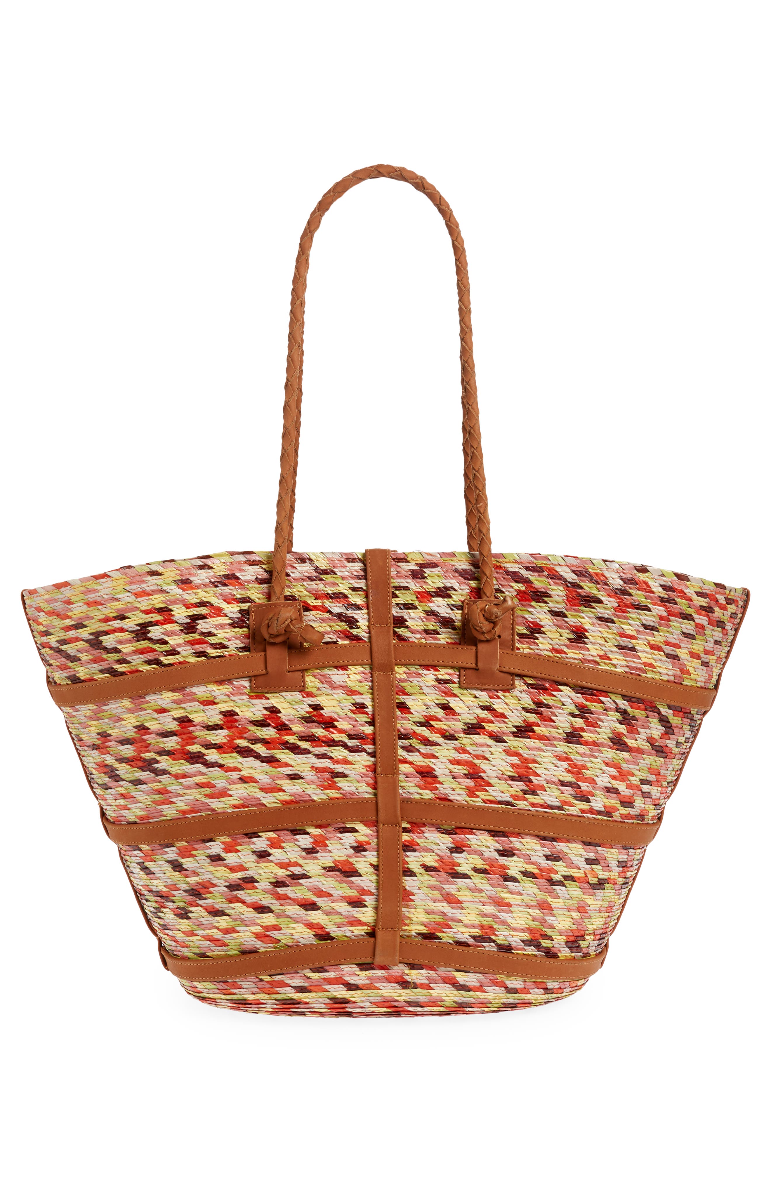 Altuzarra Large Watermill Straw Tote, Alternate, color, 