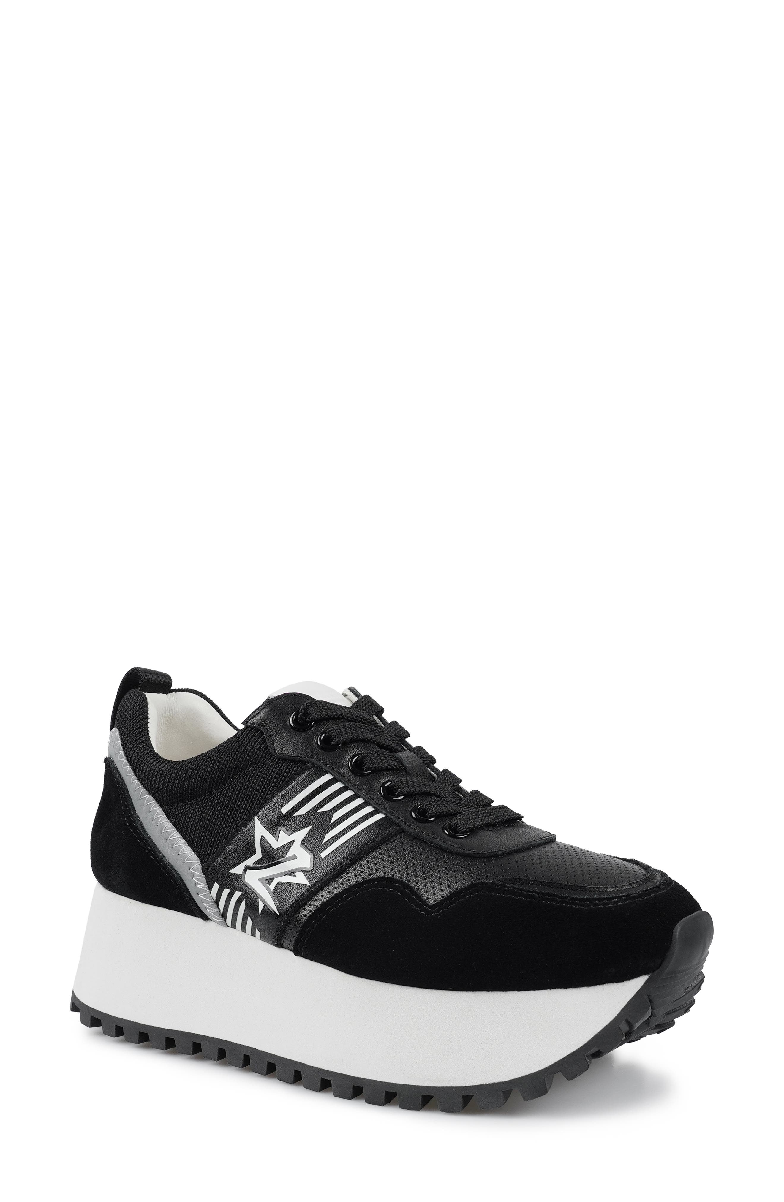 ZIGI Challenge Platform Sneaker, Main, color, Black