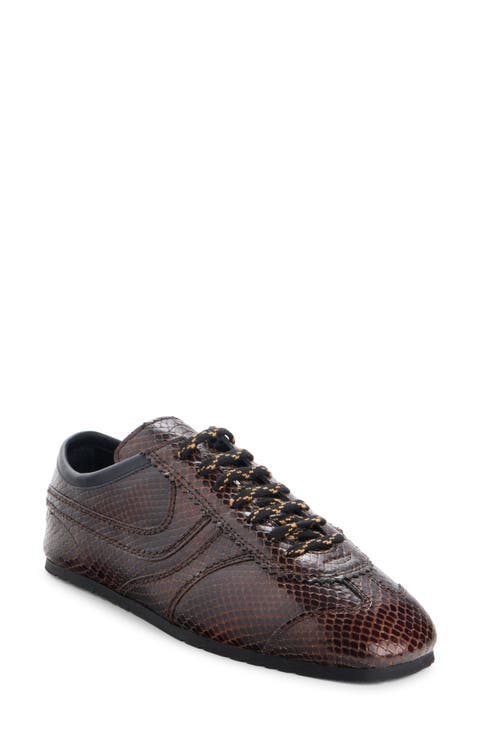 Lizard Embossed Sneaker (Women)