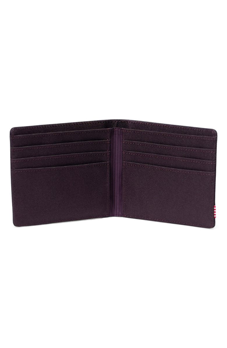 Herschel Supply Co. Roy RFID Bifold Wallet, Alternate, color, Plum Perfect