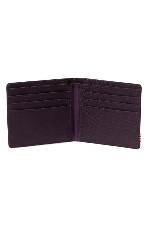Herschel Supply Co . Roy Rfid Bifold Wallet In Purple