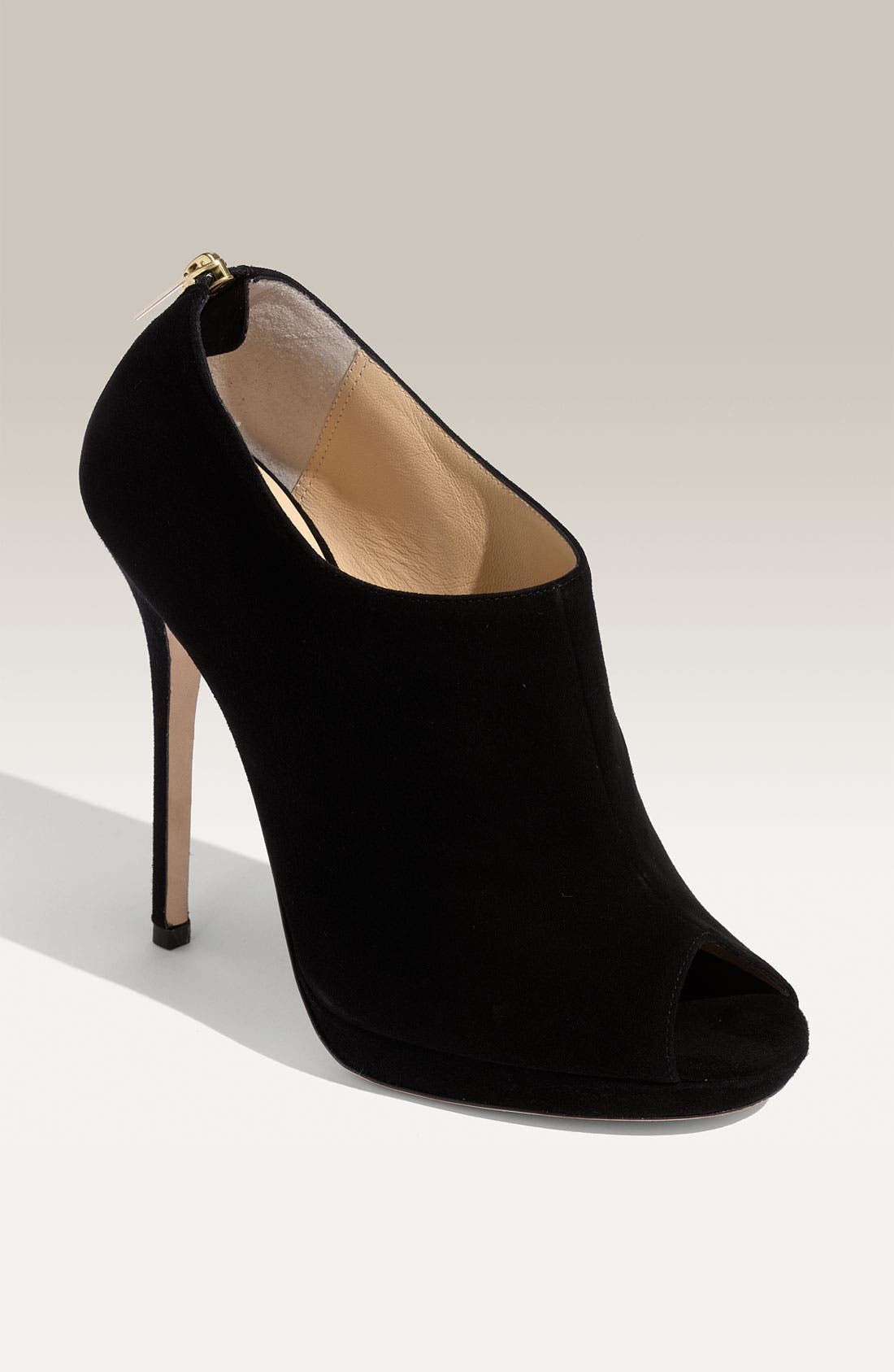 'Glint' Bootie, Main, color, BLACK SUEDE