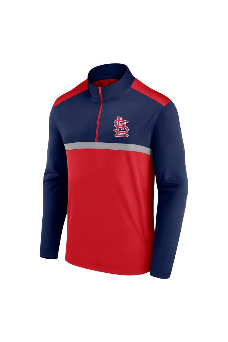 Men's Fanatics Red St. Louis Cardinals Unstoppable Quarter-Zip Top, Alternate, color, Red
