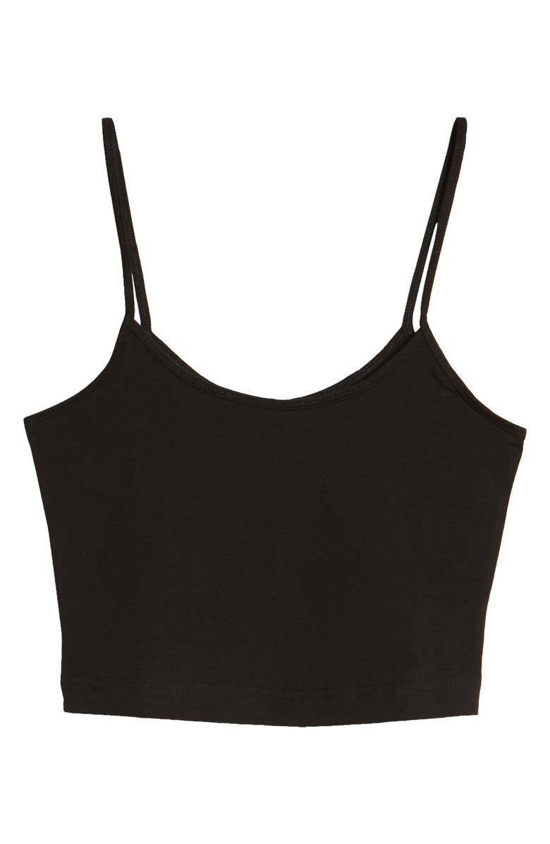 BP. Knit Organic Cotton Crop Camisole, Alternate, color, 
