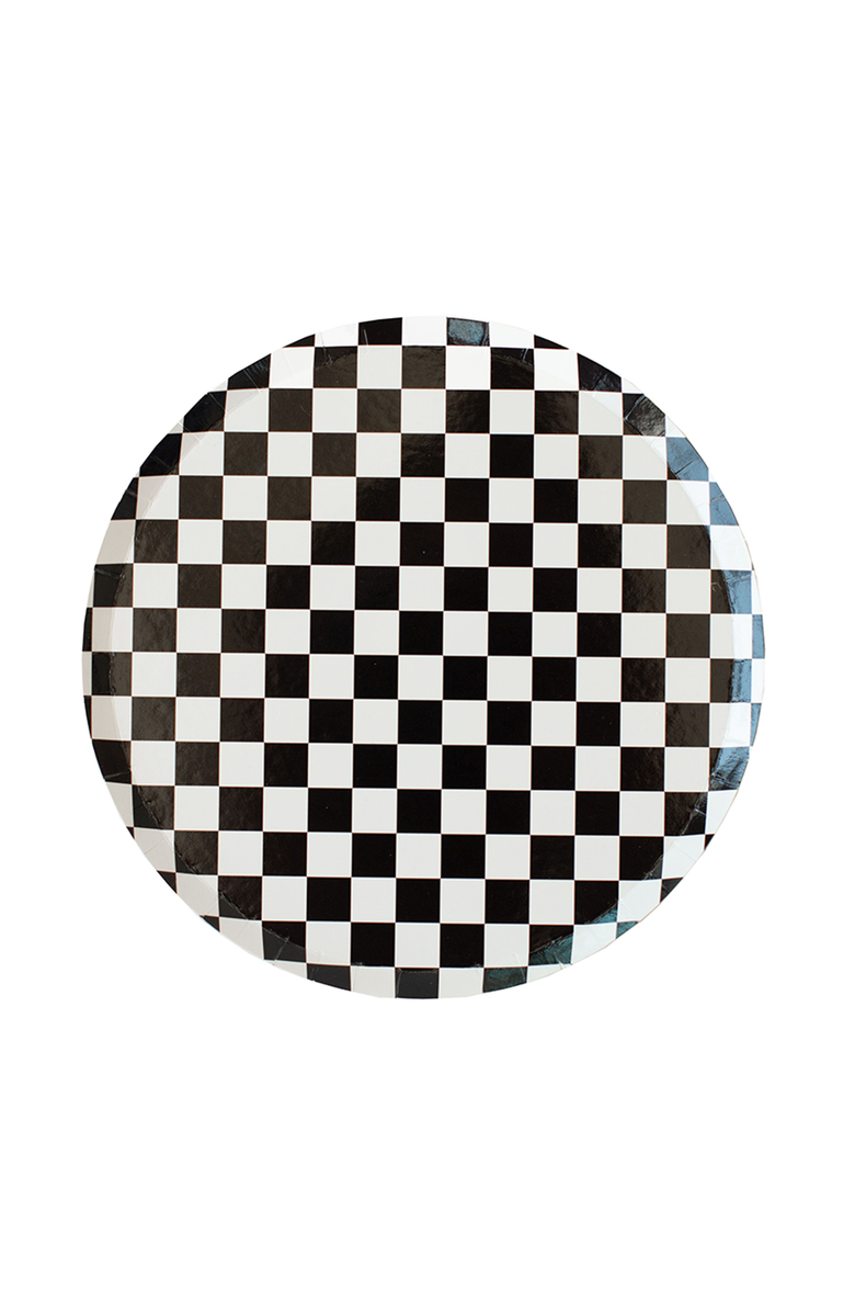 Jollity & Co Checkered Dinner Plates, Main, color, The Classic