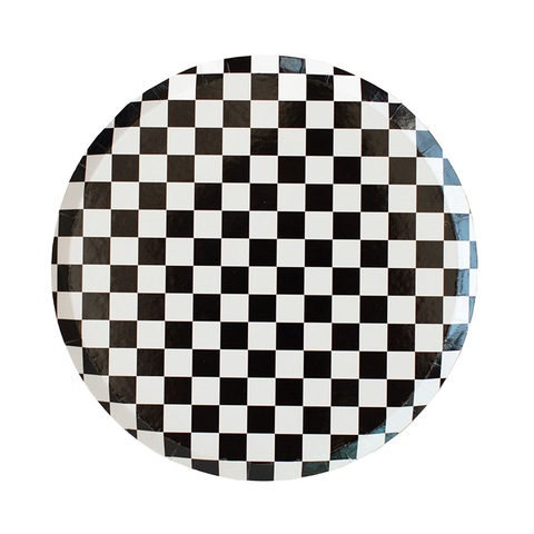 Checkered Dinner Plates