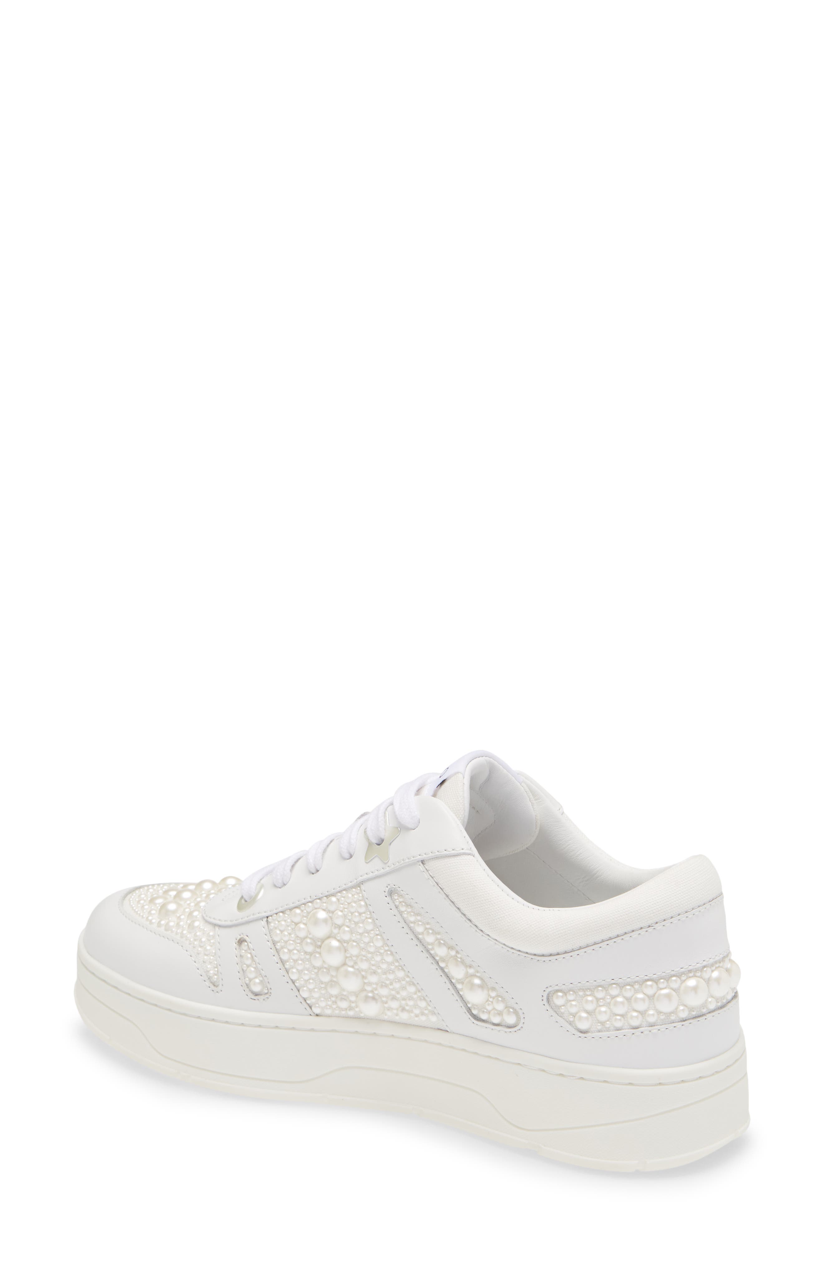 Jimmy Choo Hawaii Embellished Sneaker, Alternate, color, 