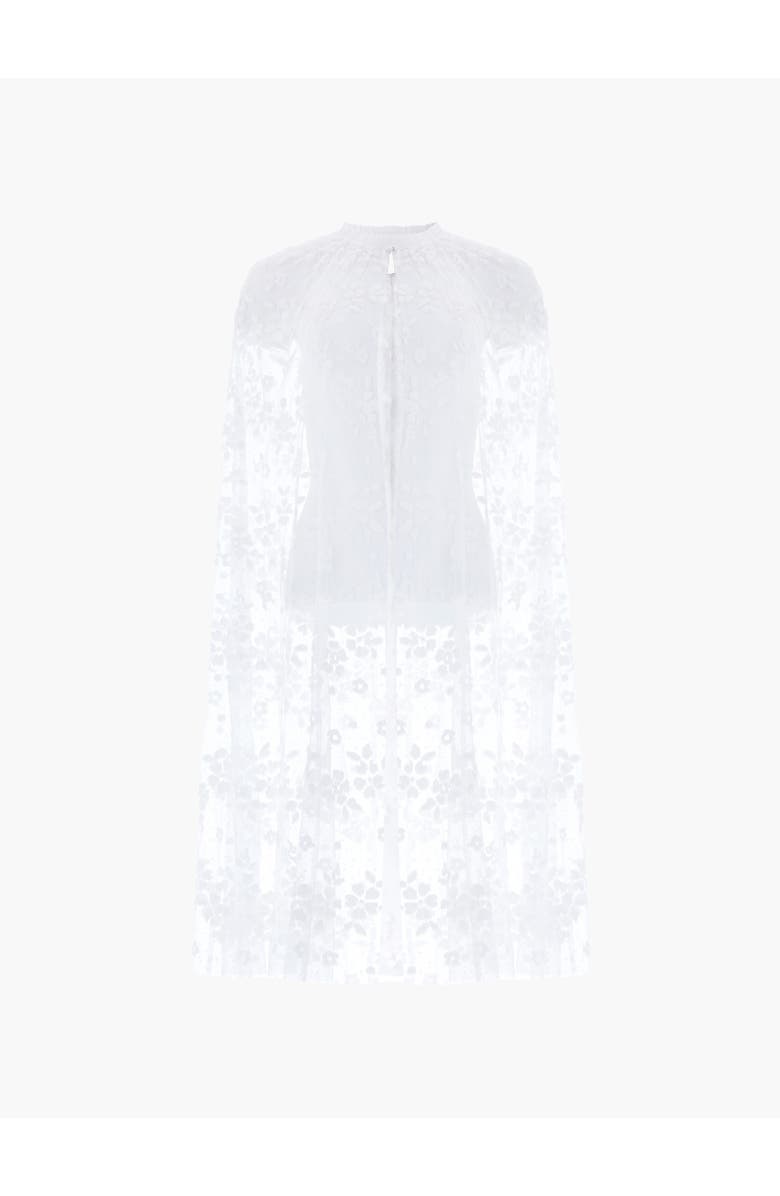 Needle & Thread Maeva Midaxi Cape, Alternate, color, Swan White