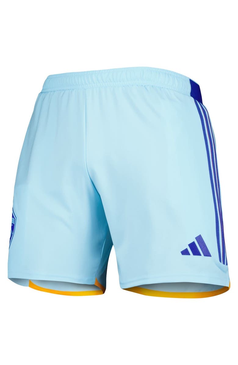 adidas Men's adidas Light Blue Colorado Rapids 2023 Away AEROREADY Authentic Shorts, Alternate, color, Light Blue