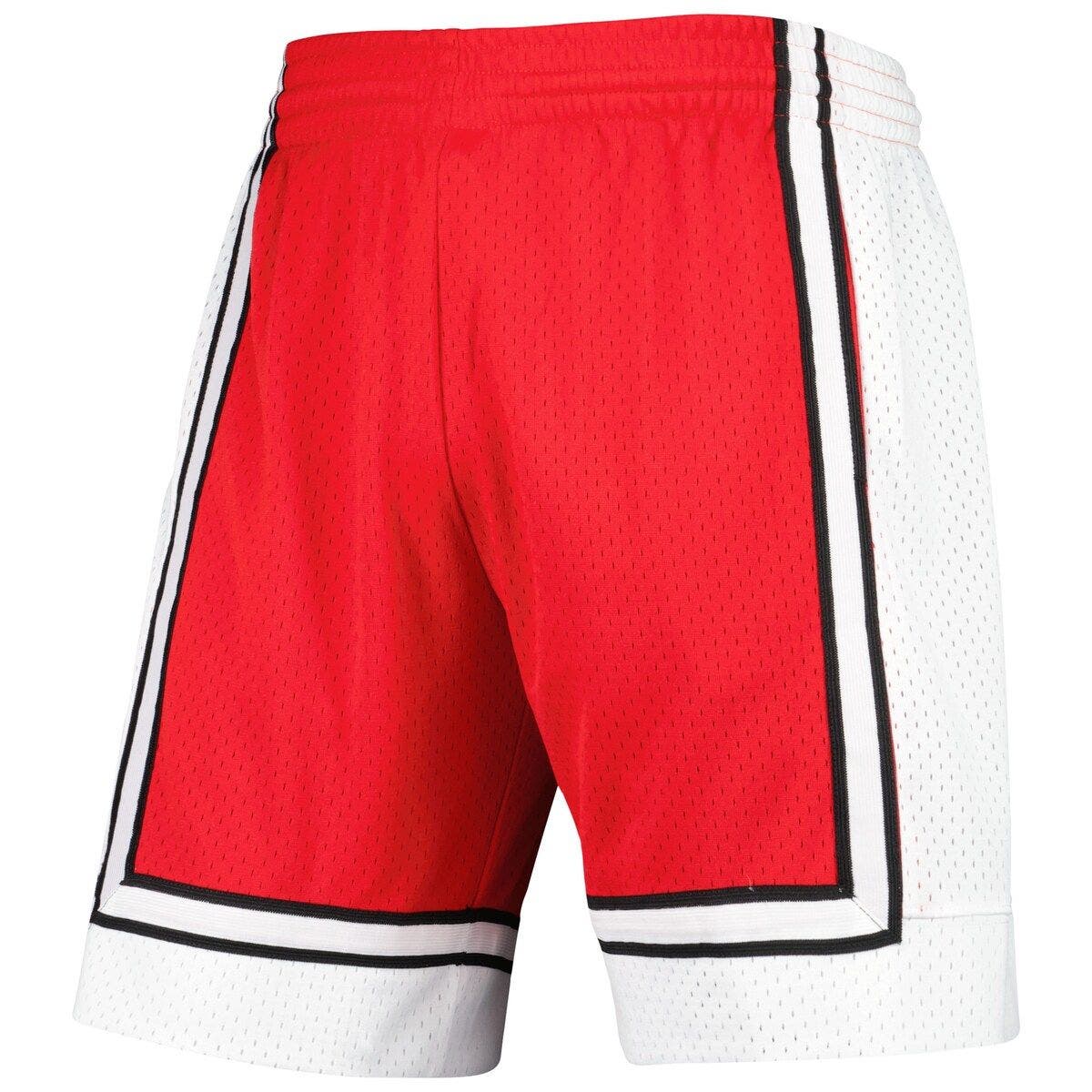 Men's Mitchell & Ness Red UNLV Rebels Authentic Shorts - image 2