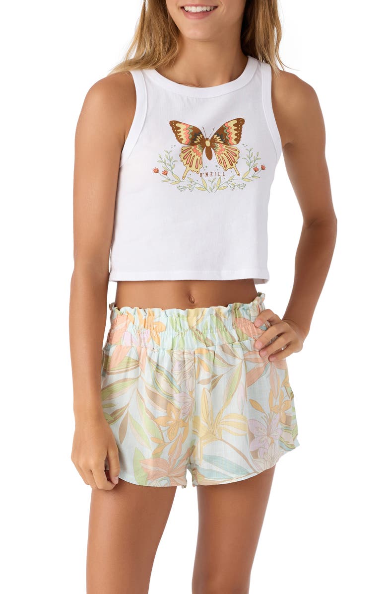 O'Neill Kids' Gabi Floral Shorts, Alternate, color,