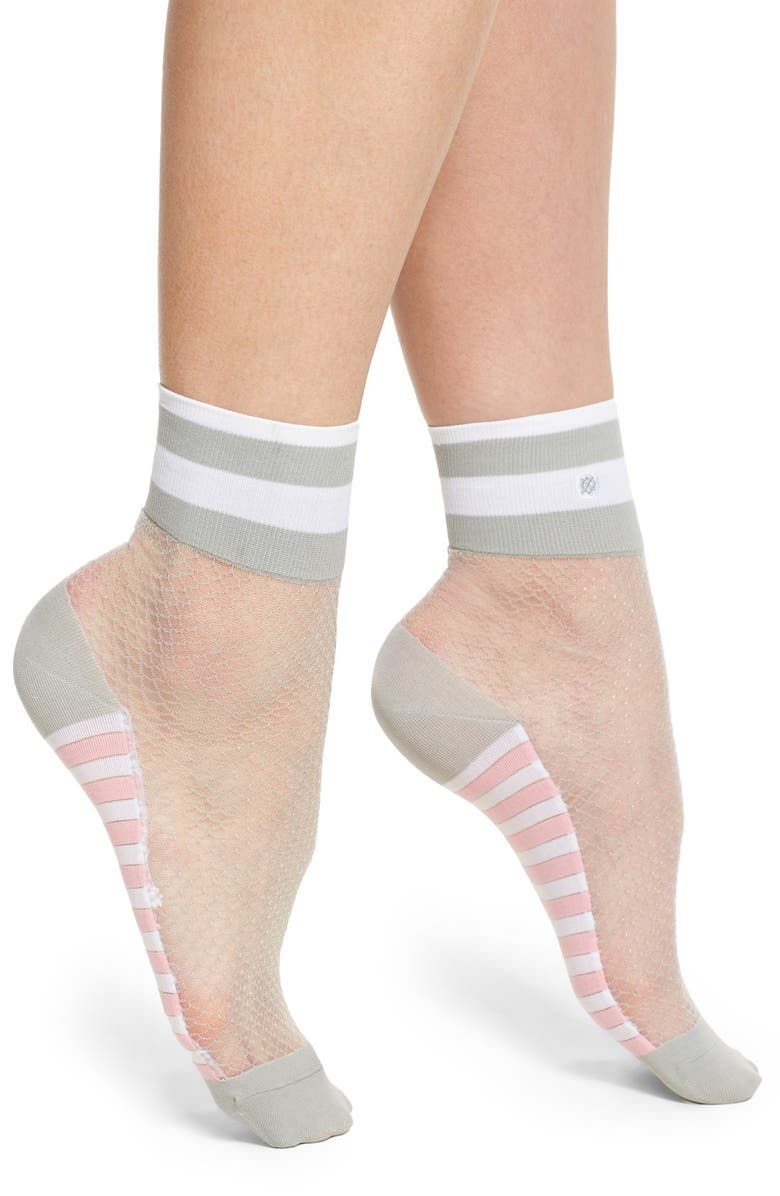 Stance x Rihanna 'Spoiled Brat' Anklet Socks, Main, color, 